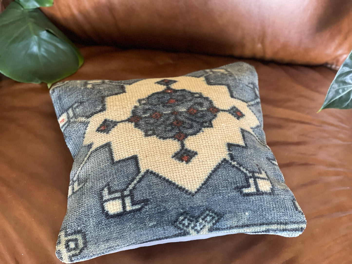 Vintage Turkish Rug Pillow | Ajda Collection