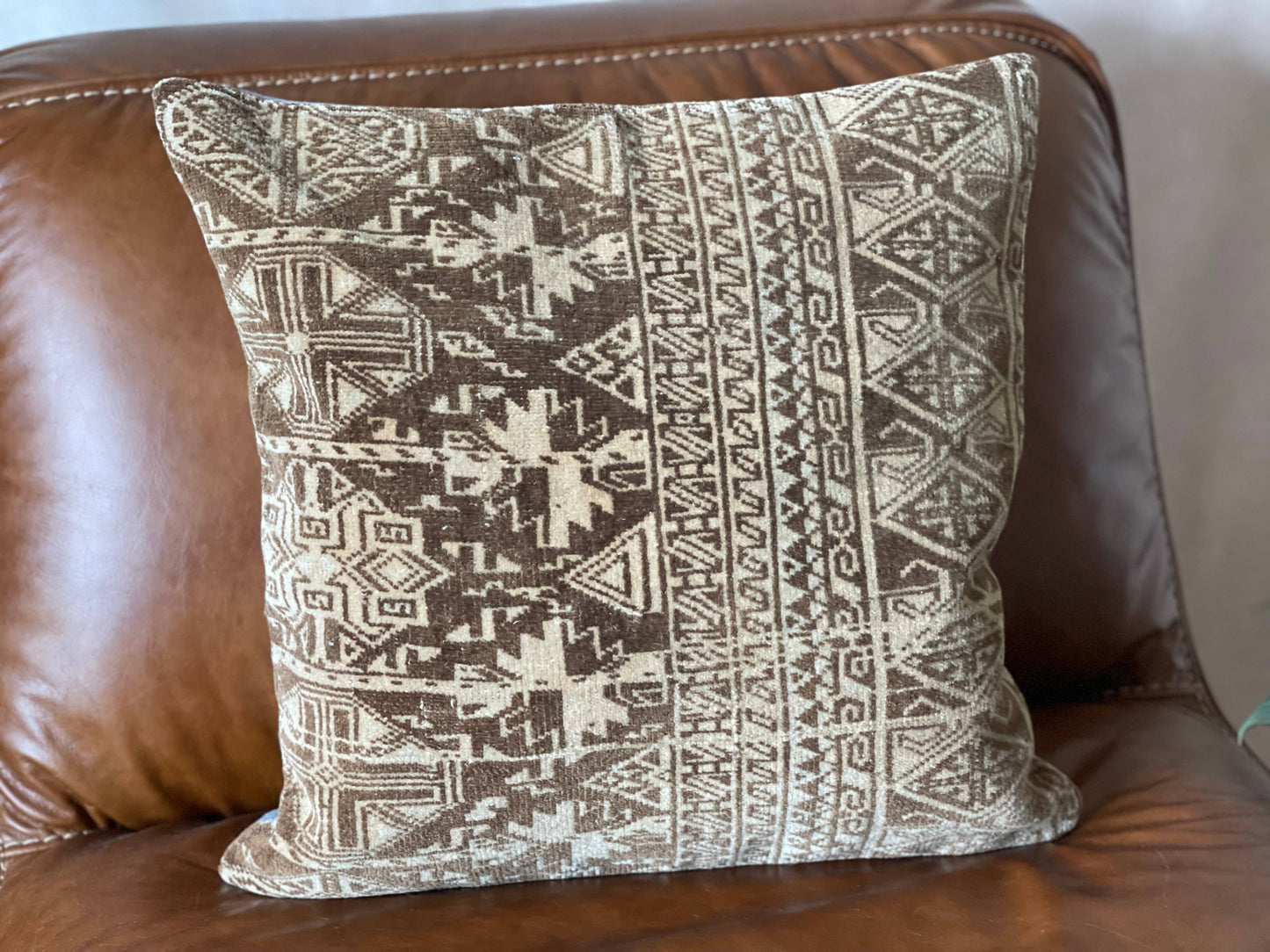 Vintage Turkish Rug Pillow | Emel