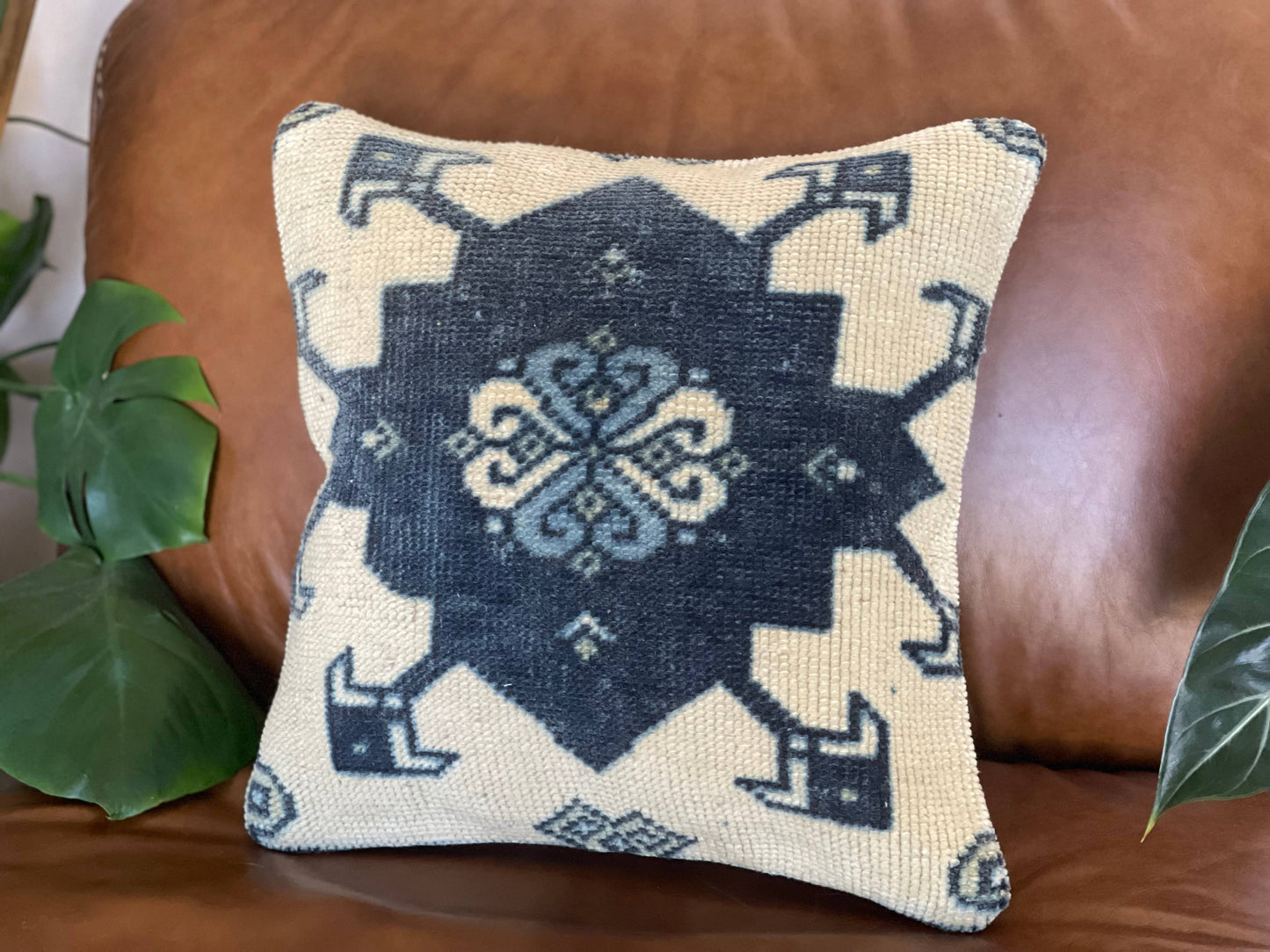 Vintage Turkish Rug Pillow | Ajda Collection