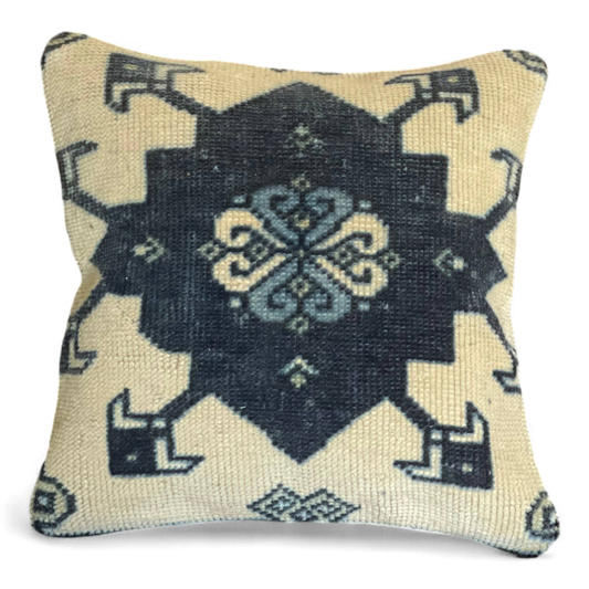 Vintage Turkish Rug Pillow | Ajda Collection