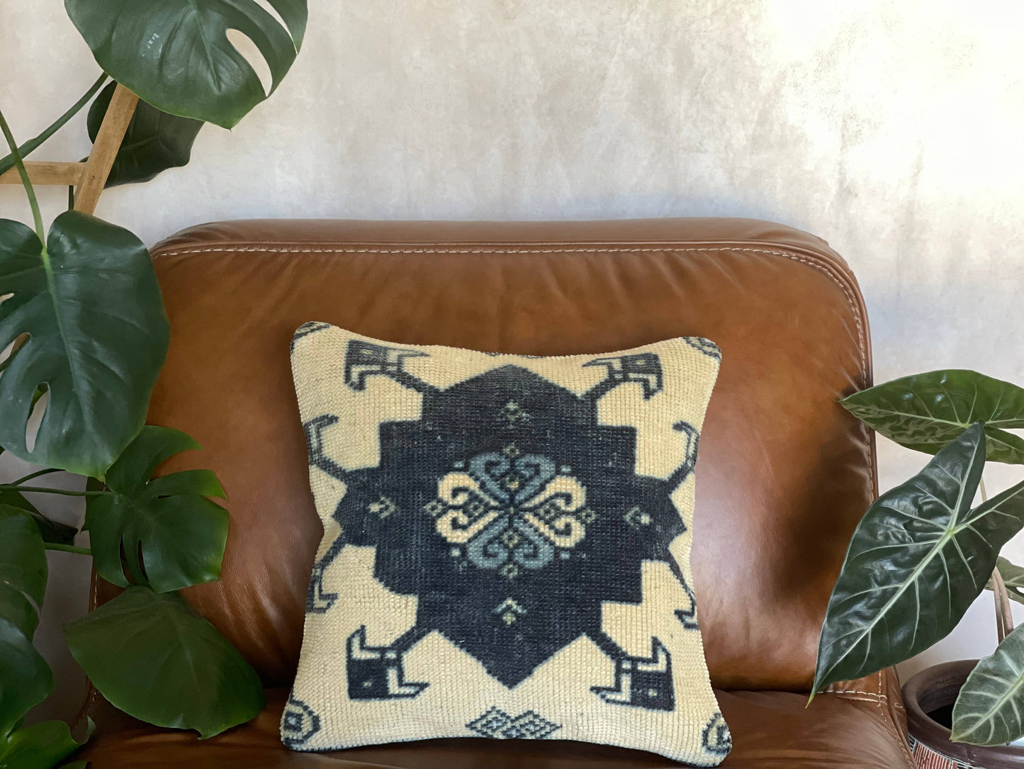 Vintage Turkish Rug Pillow | Ajda Collection