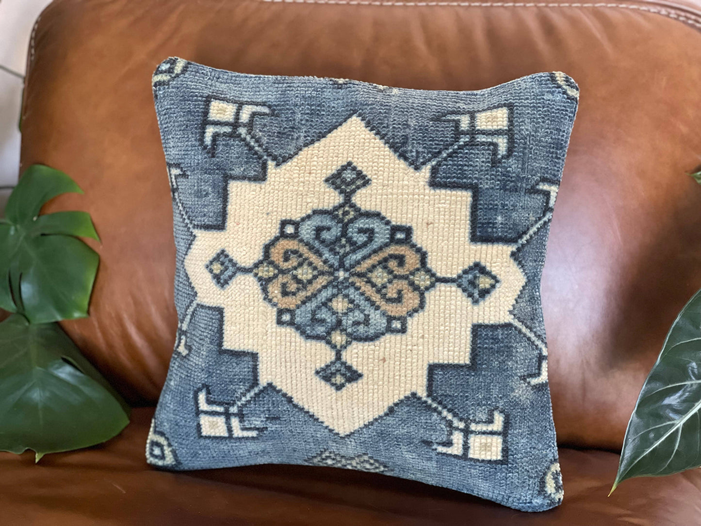 Vintage Turkish Rug Pillow | Ajda Collection