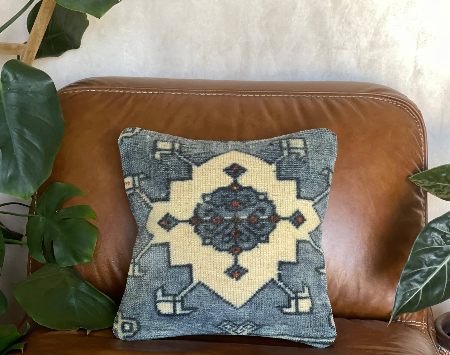 Vintage Turkish Rug Pillow | Ajda Collection