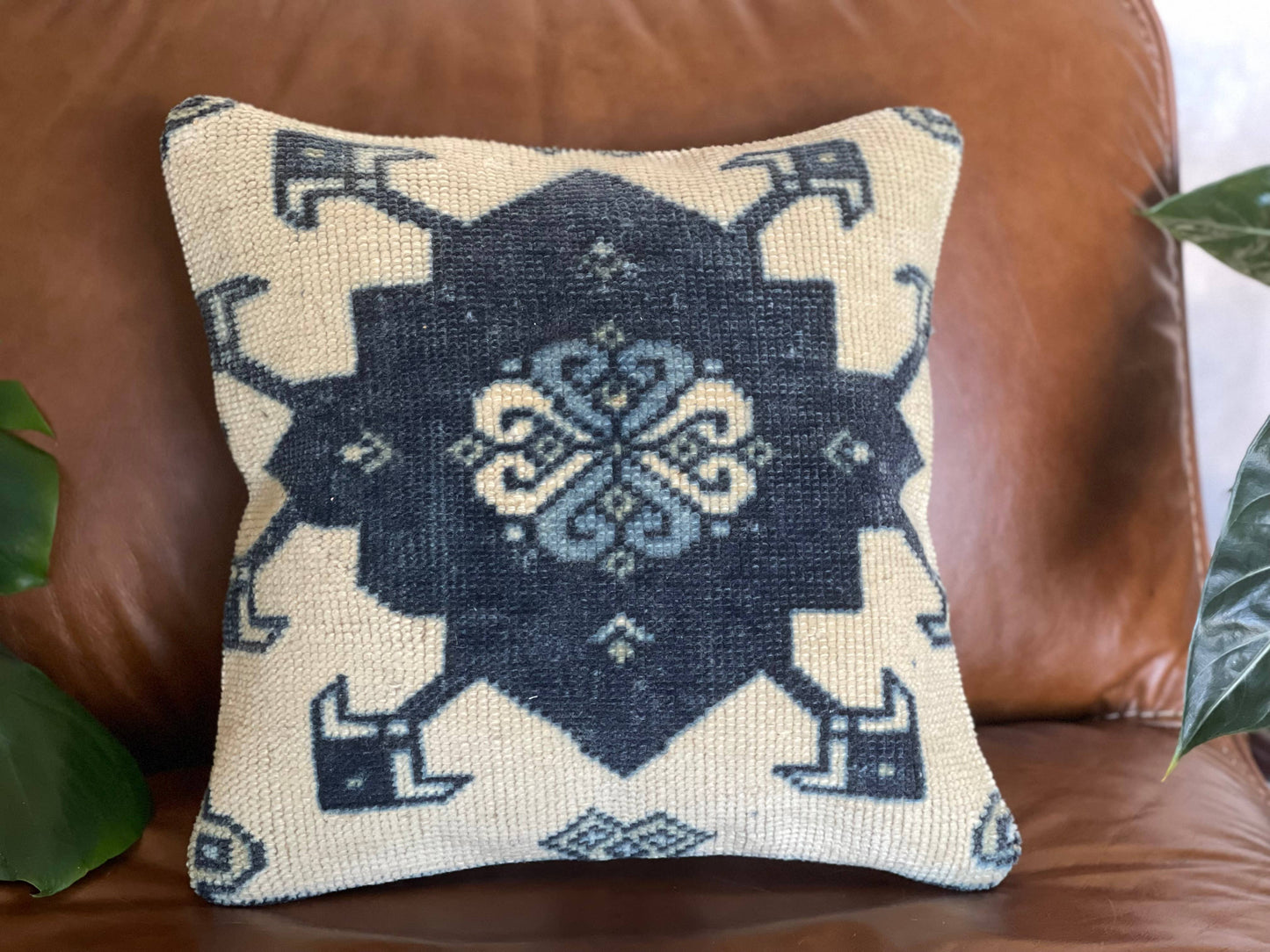 Vintage Turkish Rug Pillow | Ajda Collection