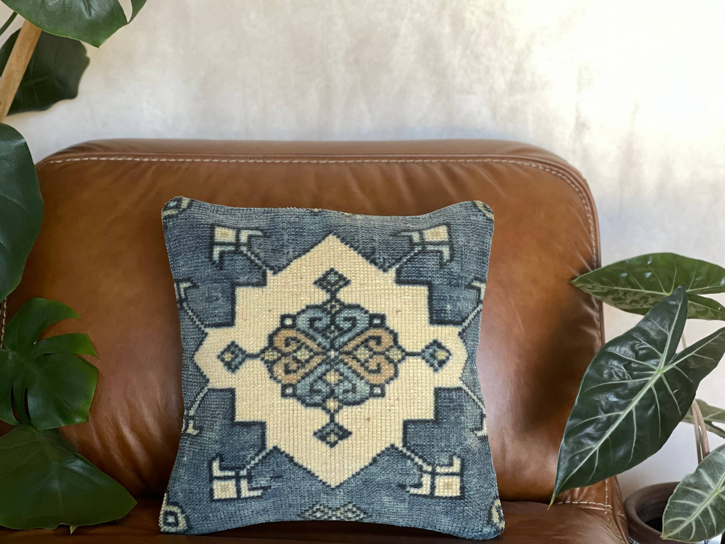 Vintage Turkish Rug Pillow | Ajda Collection