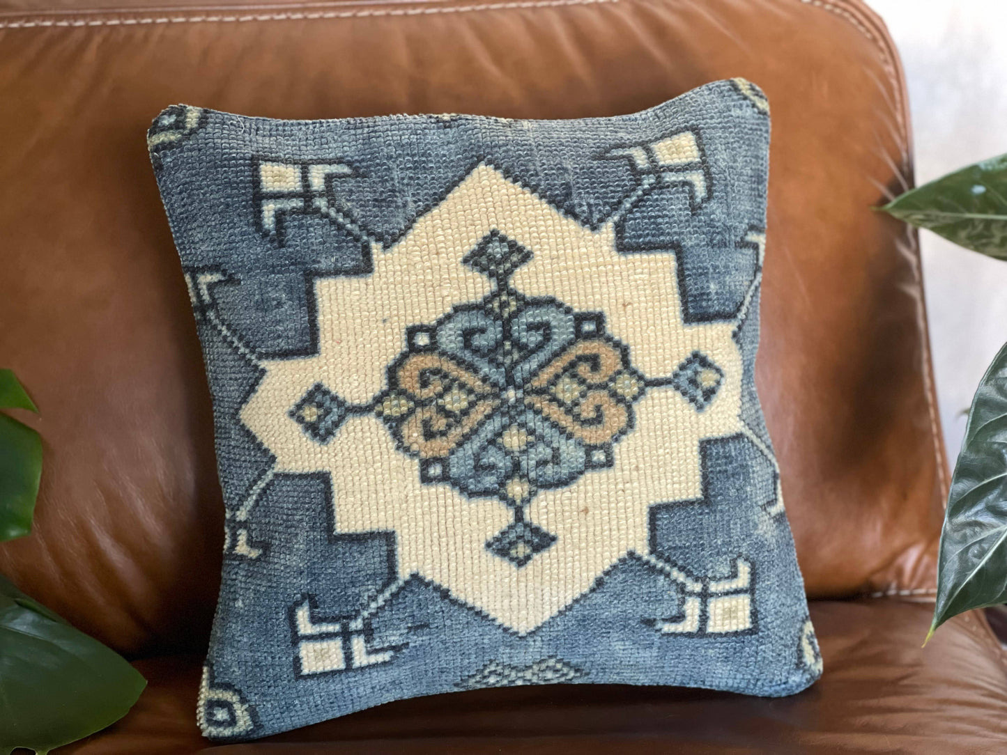 Vintage Turkish Rug Pillow | Ajda Collection