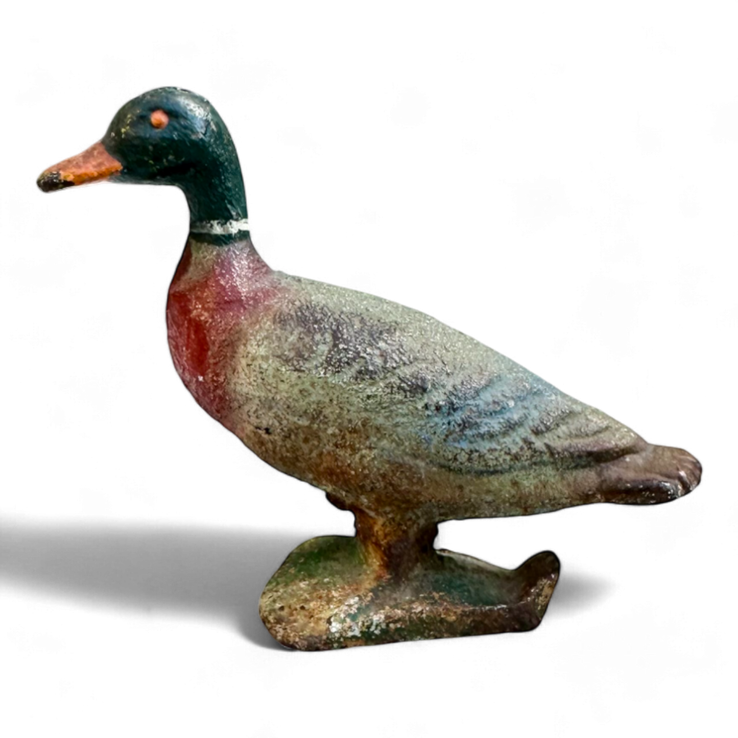 Rare Cast Iron Mallard Bottle Opener Attributed to Hubley