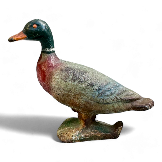 Rare Cast Iron Mallard Bottle Opener Attributed to Hubley