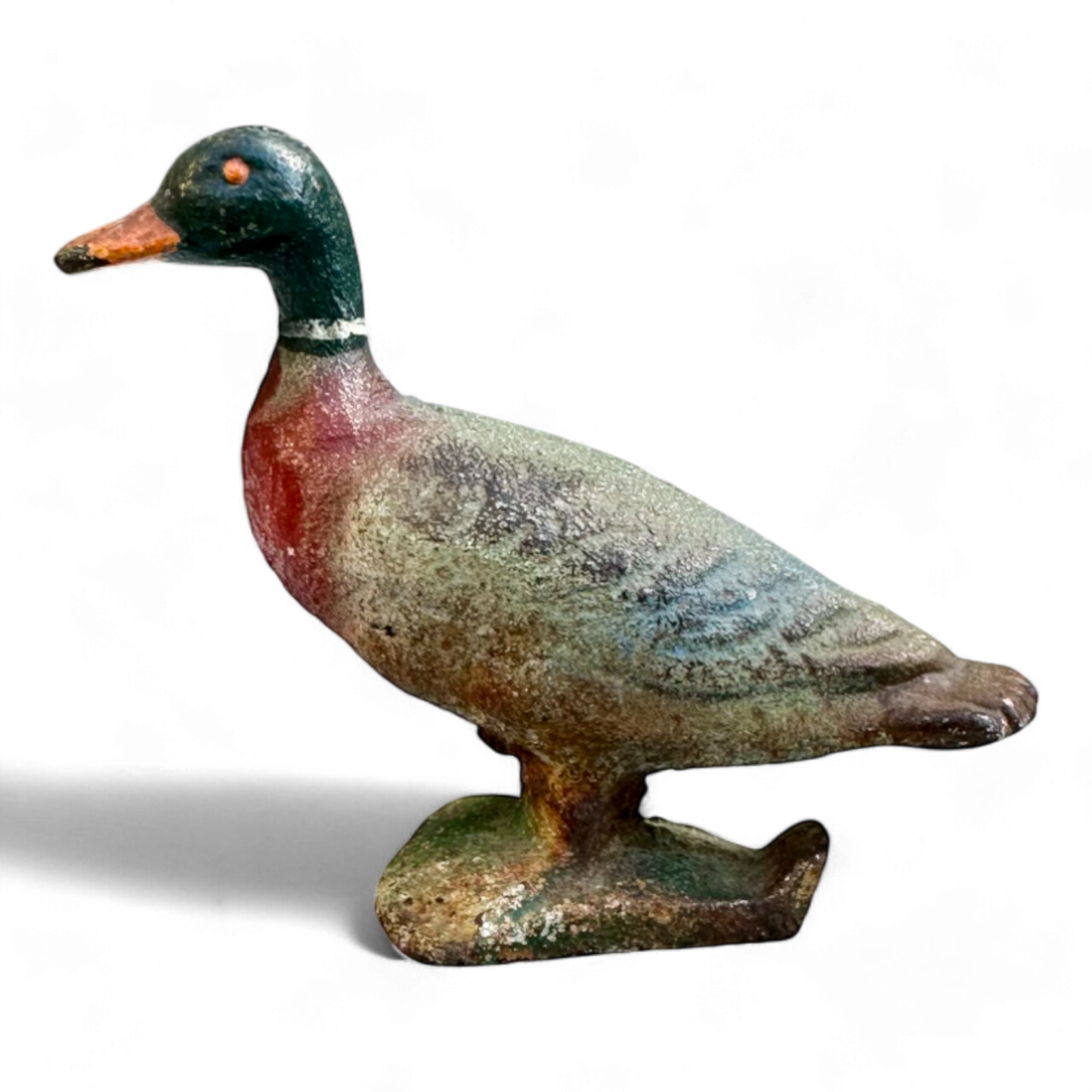 Rare Cast Iron Mallard Bottle Opener Attributed to Hubley