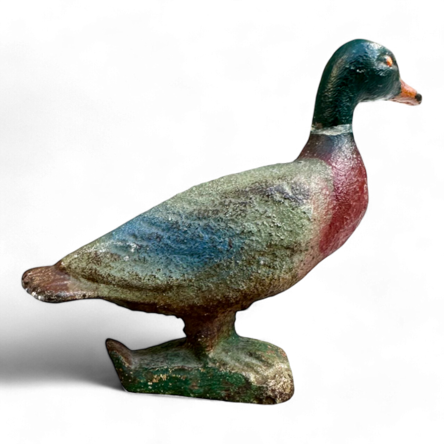 Rare Cast Iron Mallard Bottle Opener Attributed to Hubley