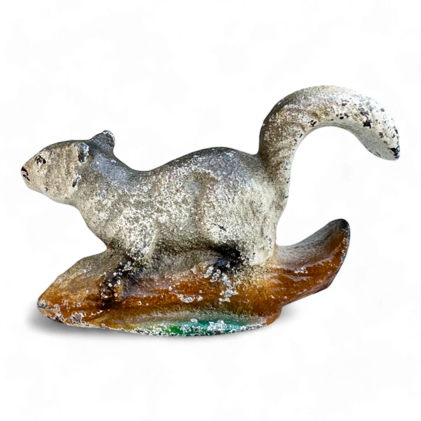 Rare Cast Iron Squirrel Bottle Opener Attributed to Hubley