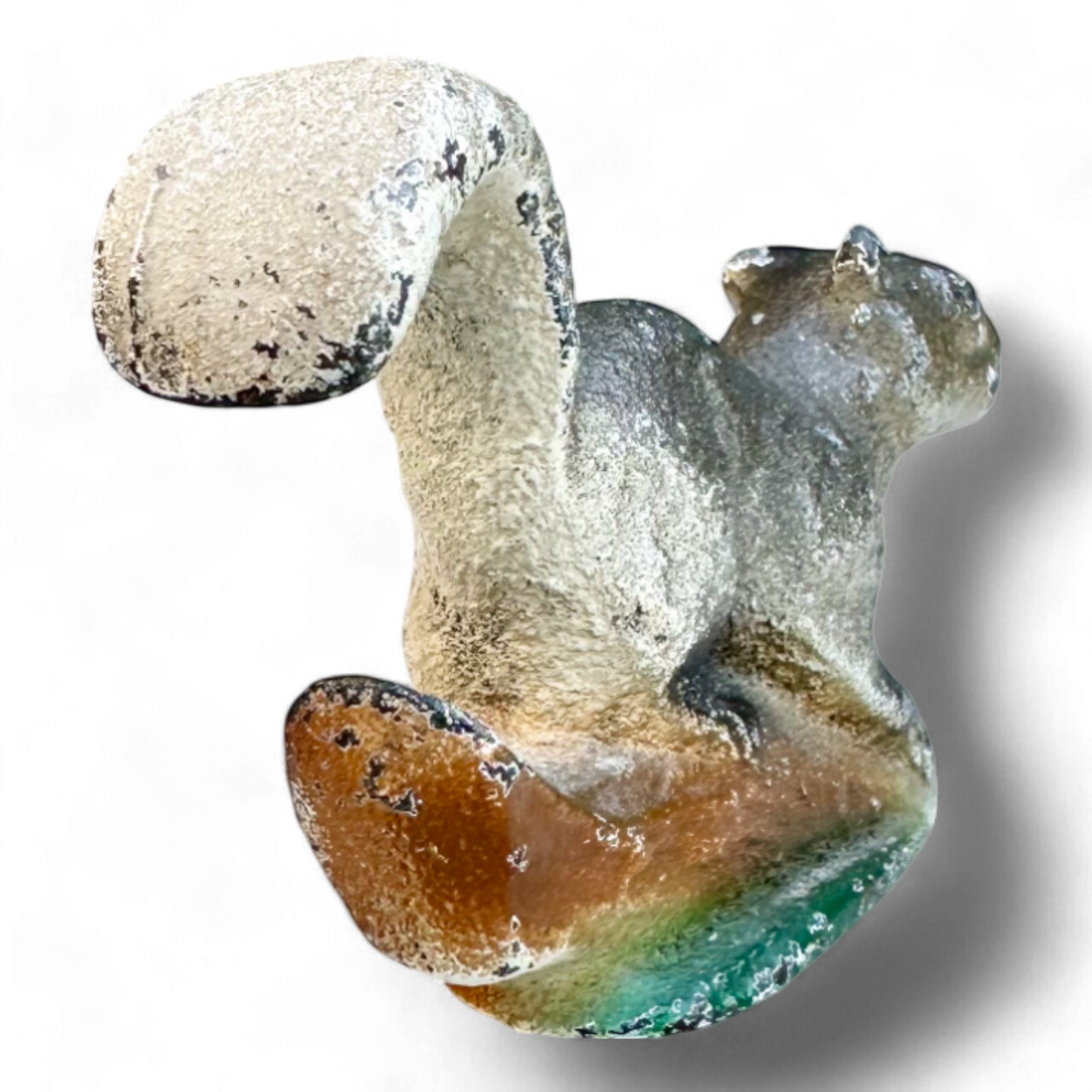 Rare Cast Iron Squirrel Bottle Opener Attributed to Hubley