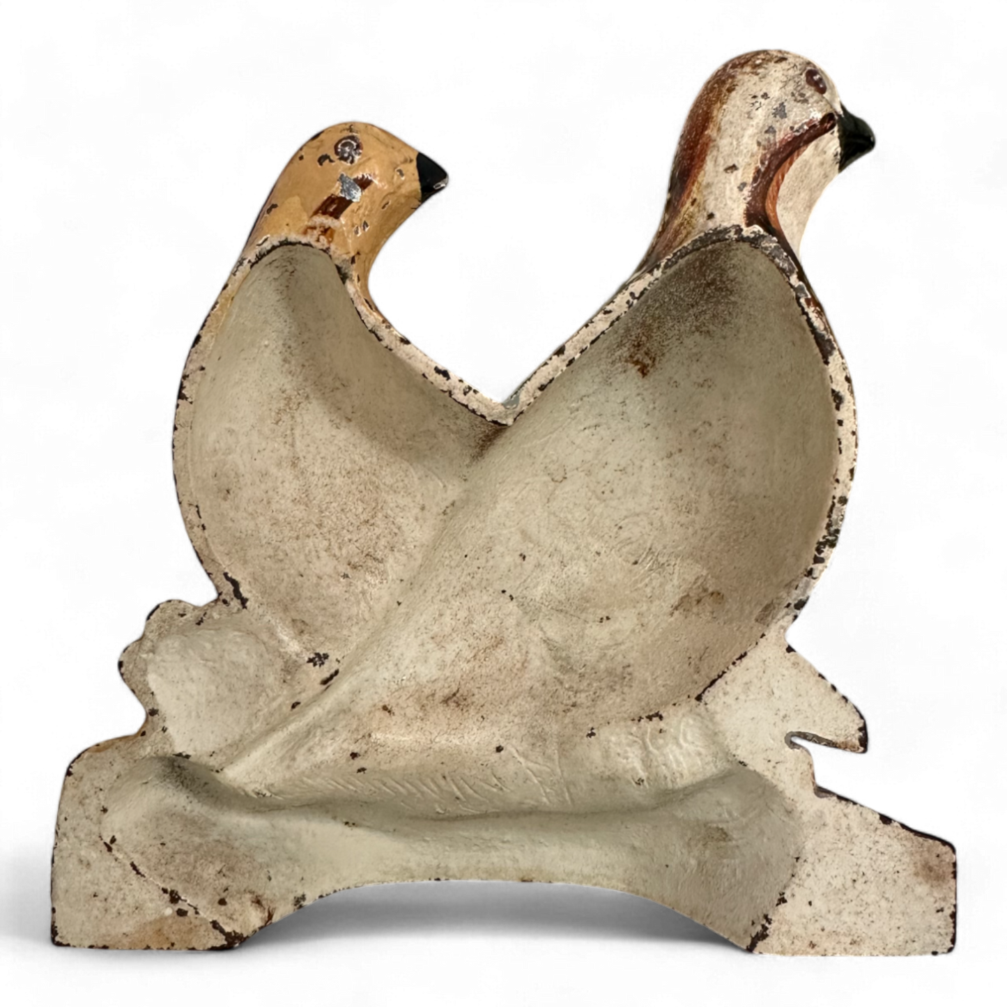 Rare Hubley Double Quail Bookend