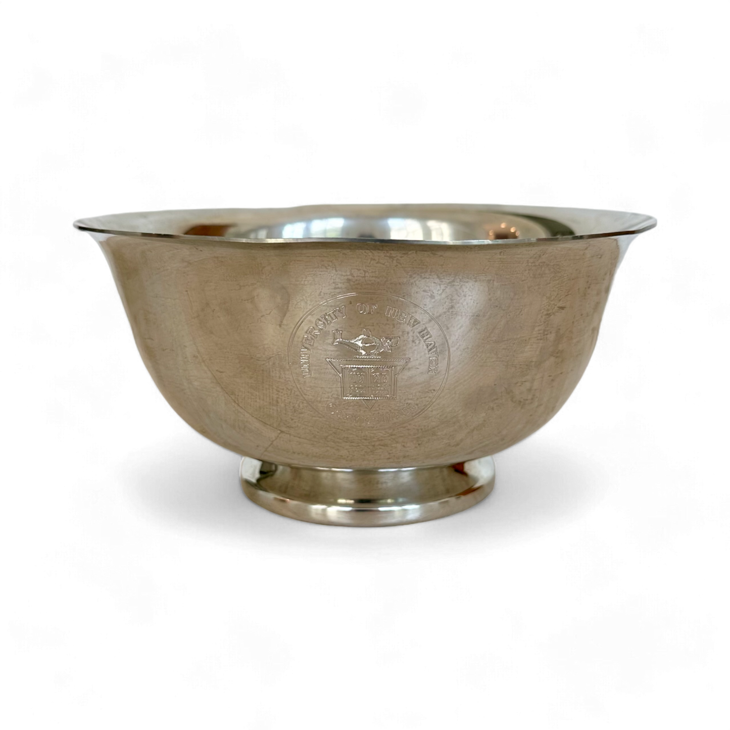 Vintage University of New Haven Footed Bowl