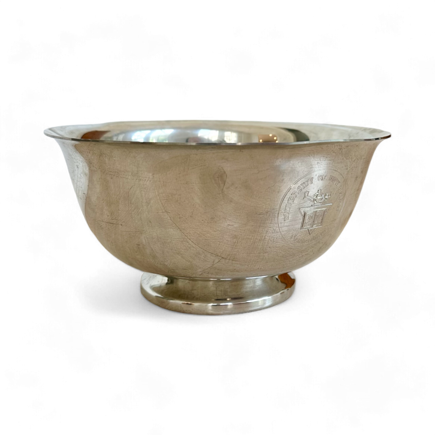 Vintage University of New Haven Footed Bowl