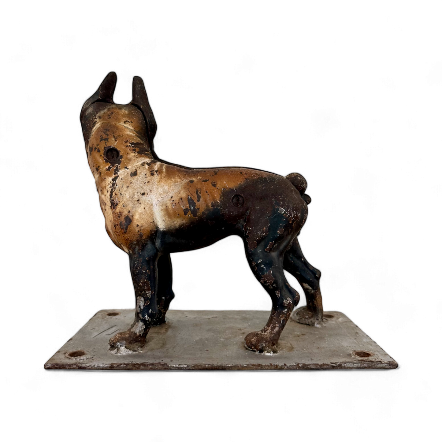 Cast Iron Boston Terrier Door Stop by Hubley, circa 1910-1940