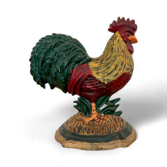 Cast Iron Rooster Door Stop