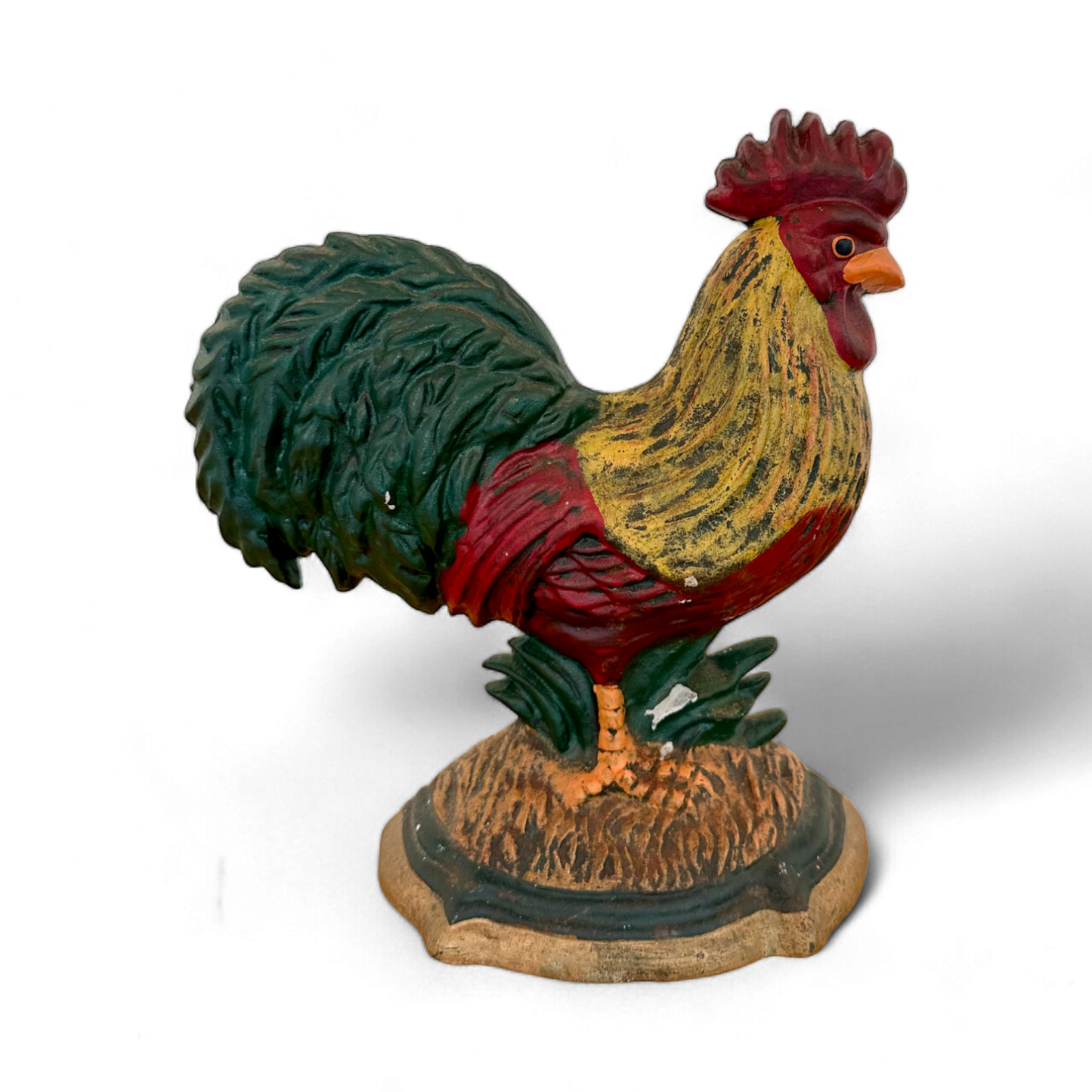 Cast Iron Rooster Door Stop