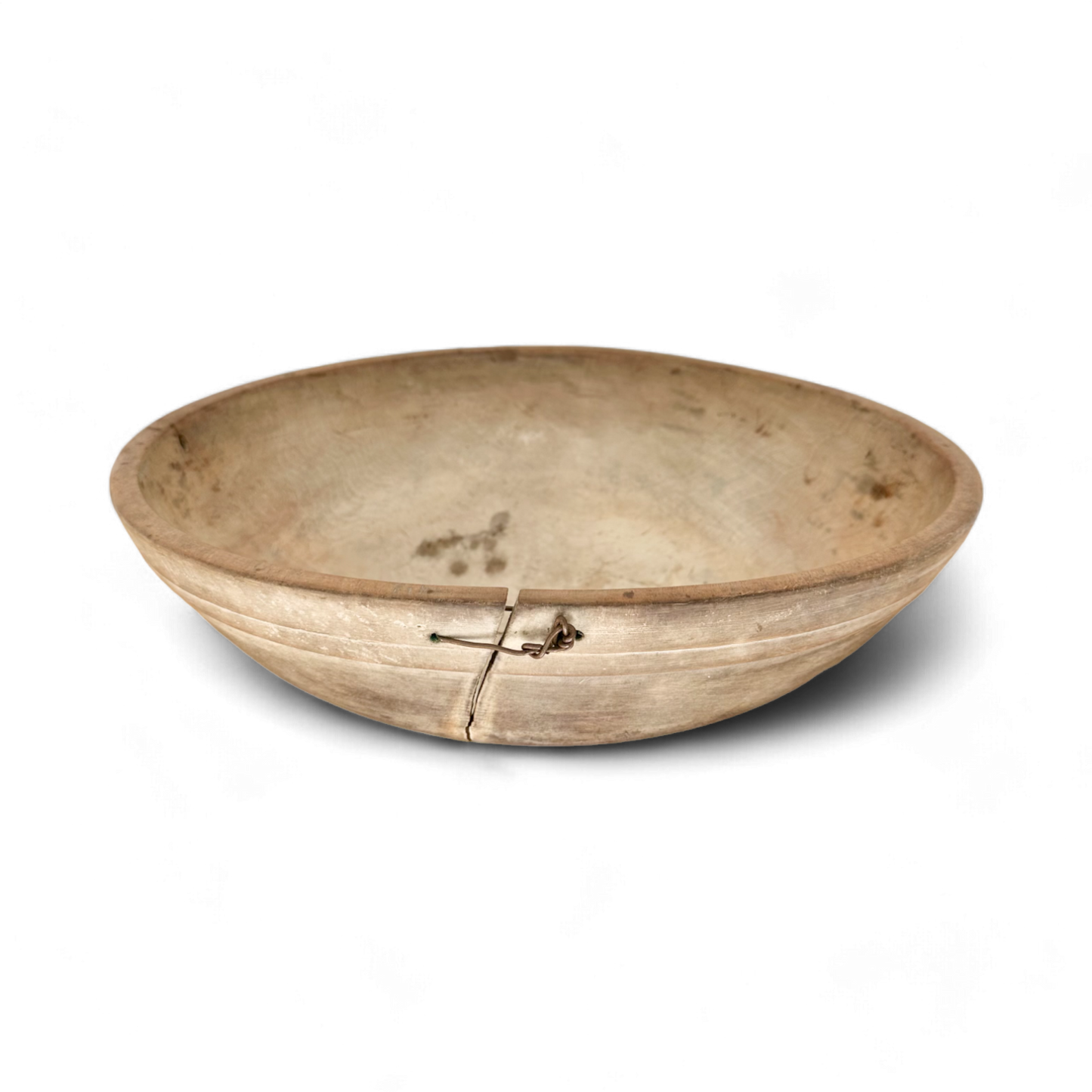 Primitive Mended Dough Bowl