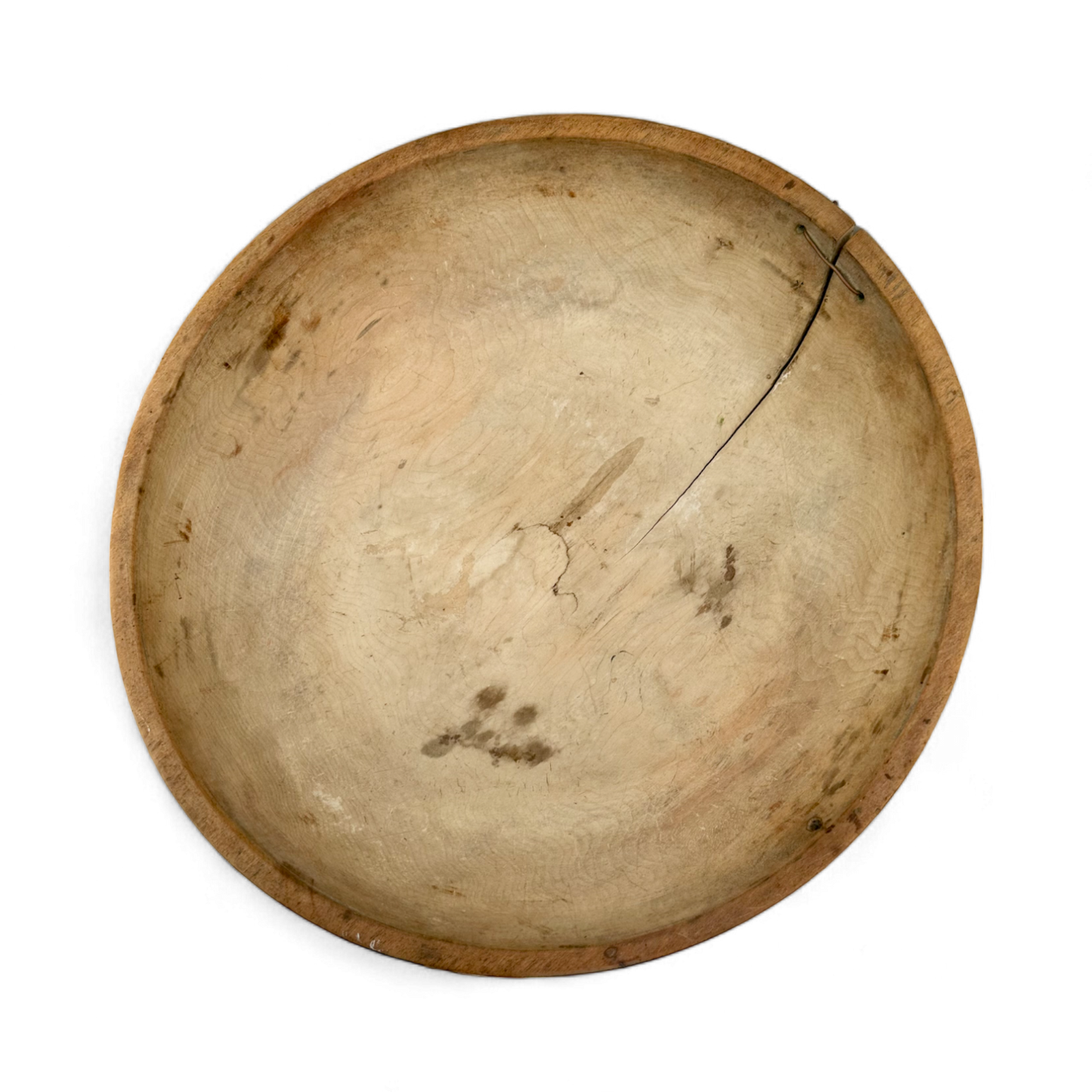 Primitive Mended Dough Bowl