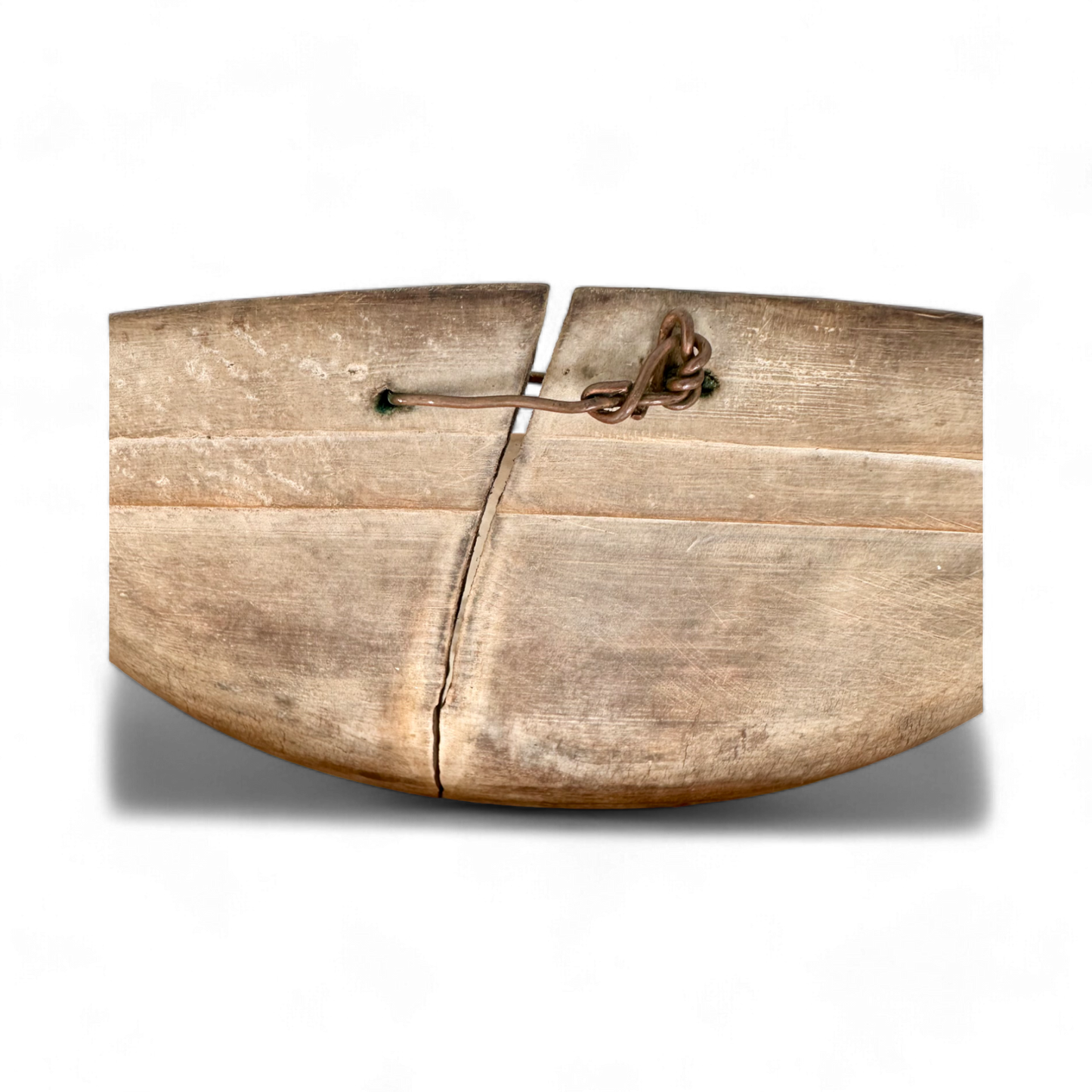 Primitive Mended Dough Bowl