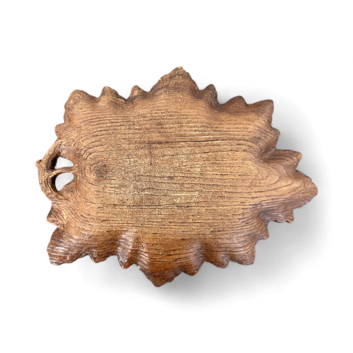 Vintage Faux Bois Grape Leaf Vide-Poche