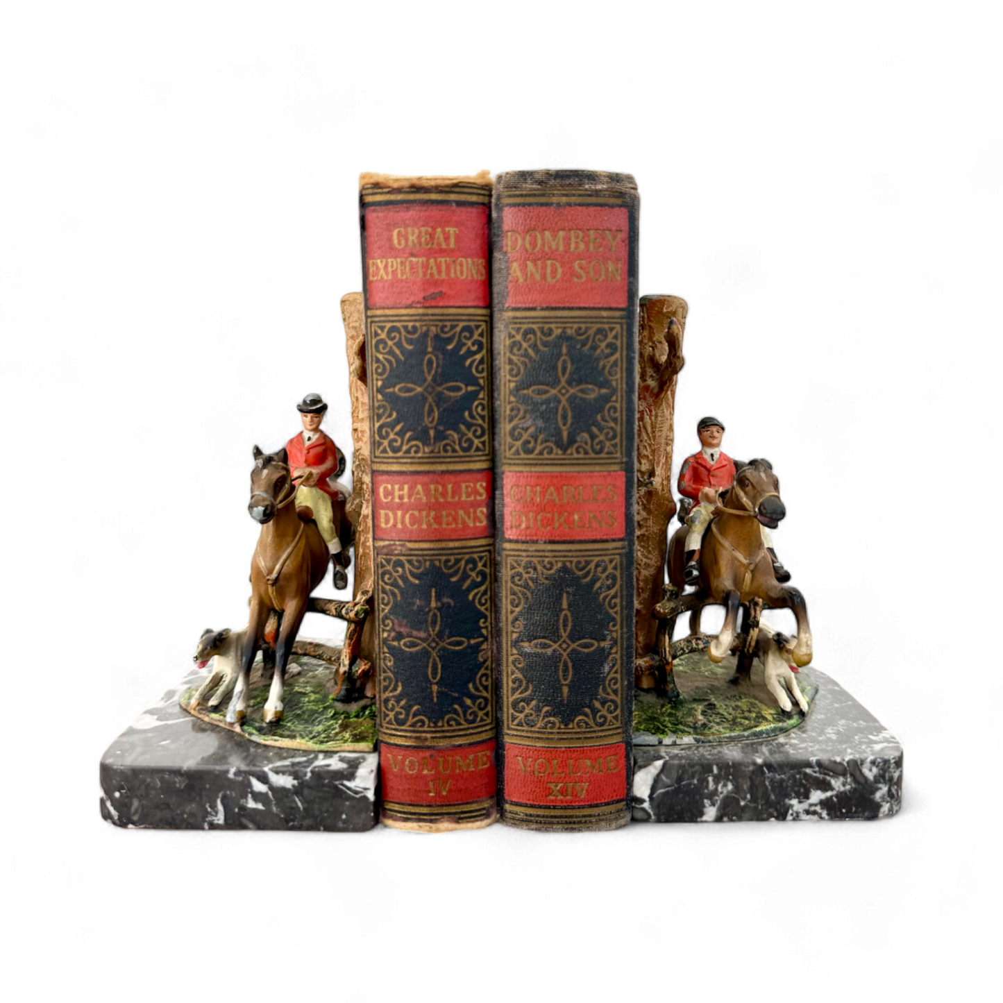 Hunter Jumper Pair of Bookends