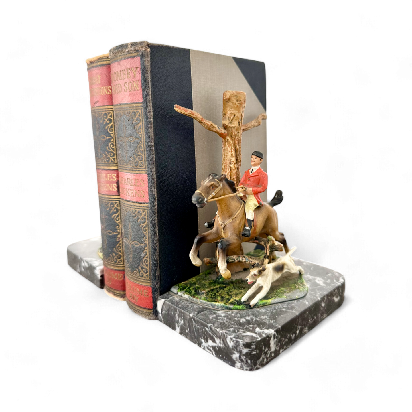 Hunter Jumper Pair of Bookends