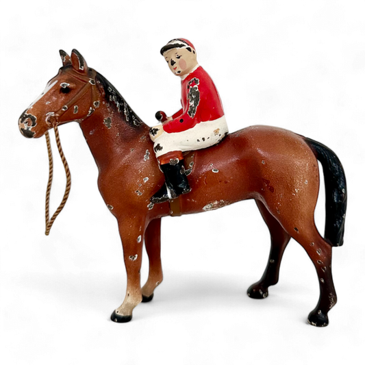 Rare Antique Hubley Horse Jockey