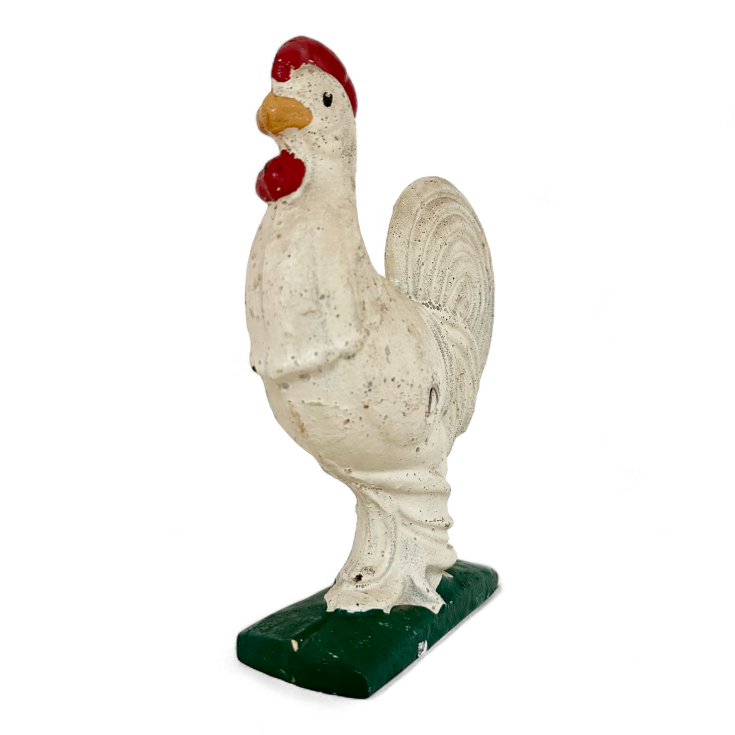 White Rooster Door Stop