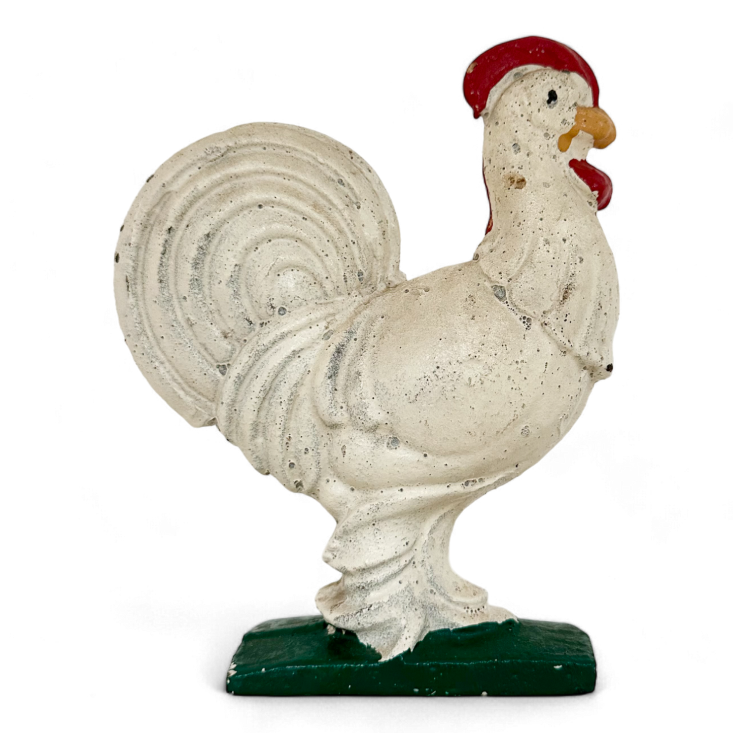 White Rooster Door Stop