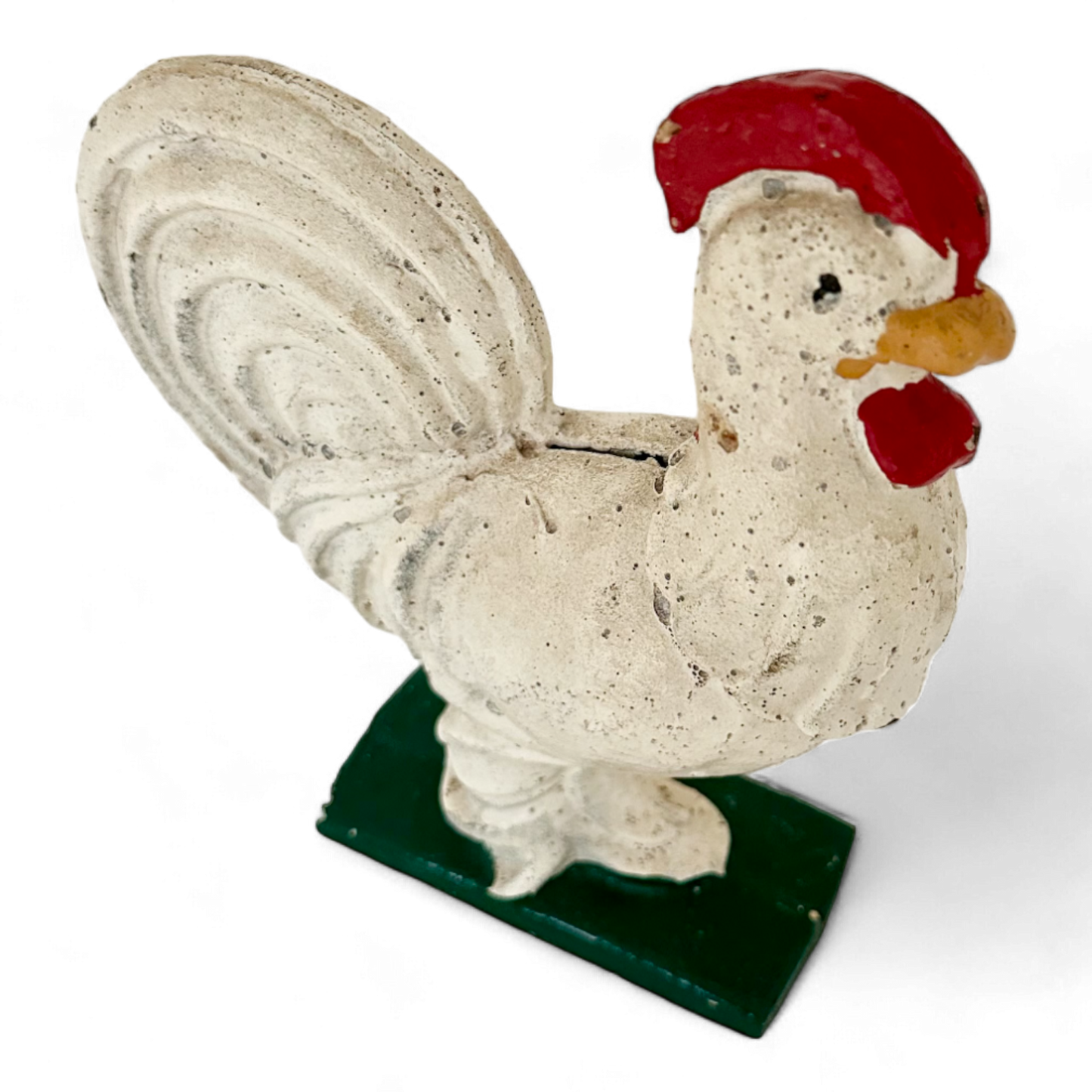 White Rooster Door Stop