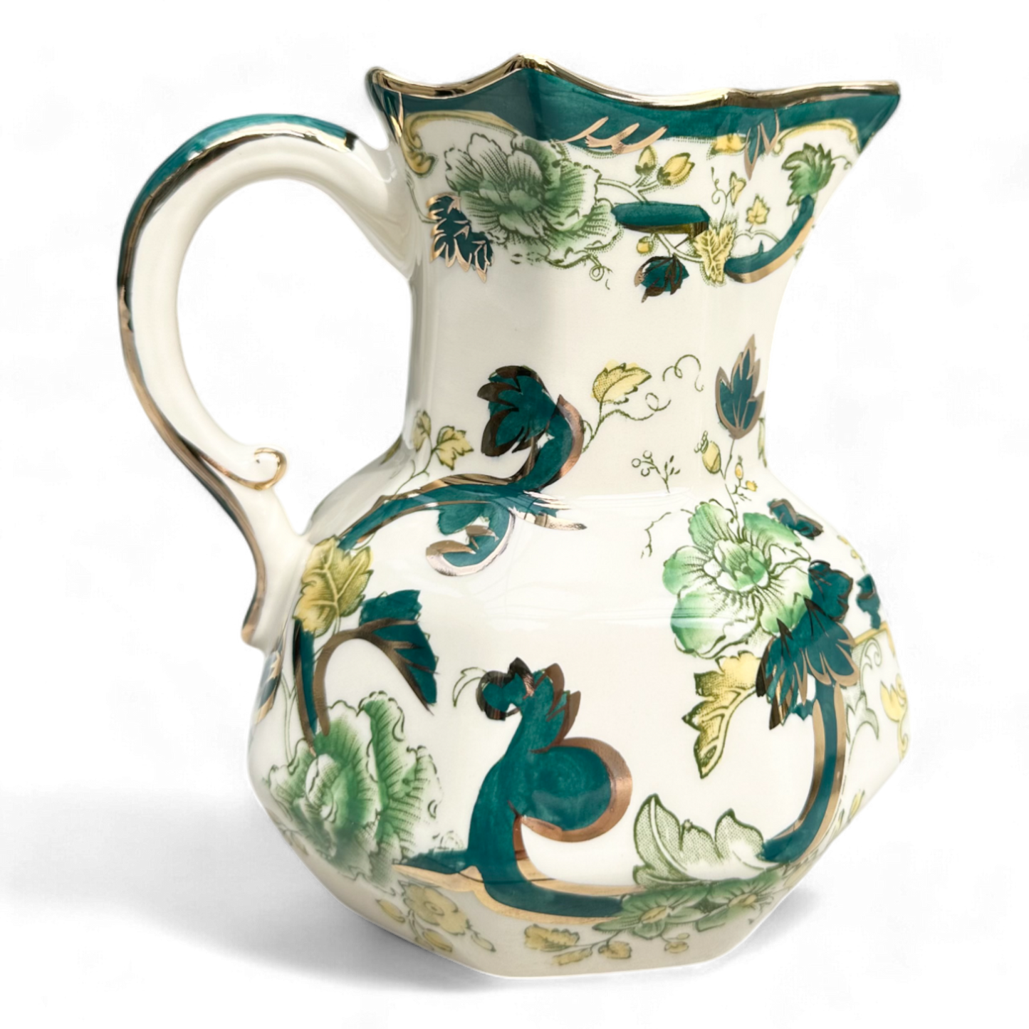 Mason's Ironstone Hydra Jugs or Pitcher & Jar in Chartreuse