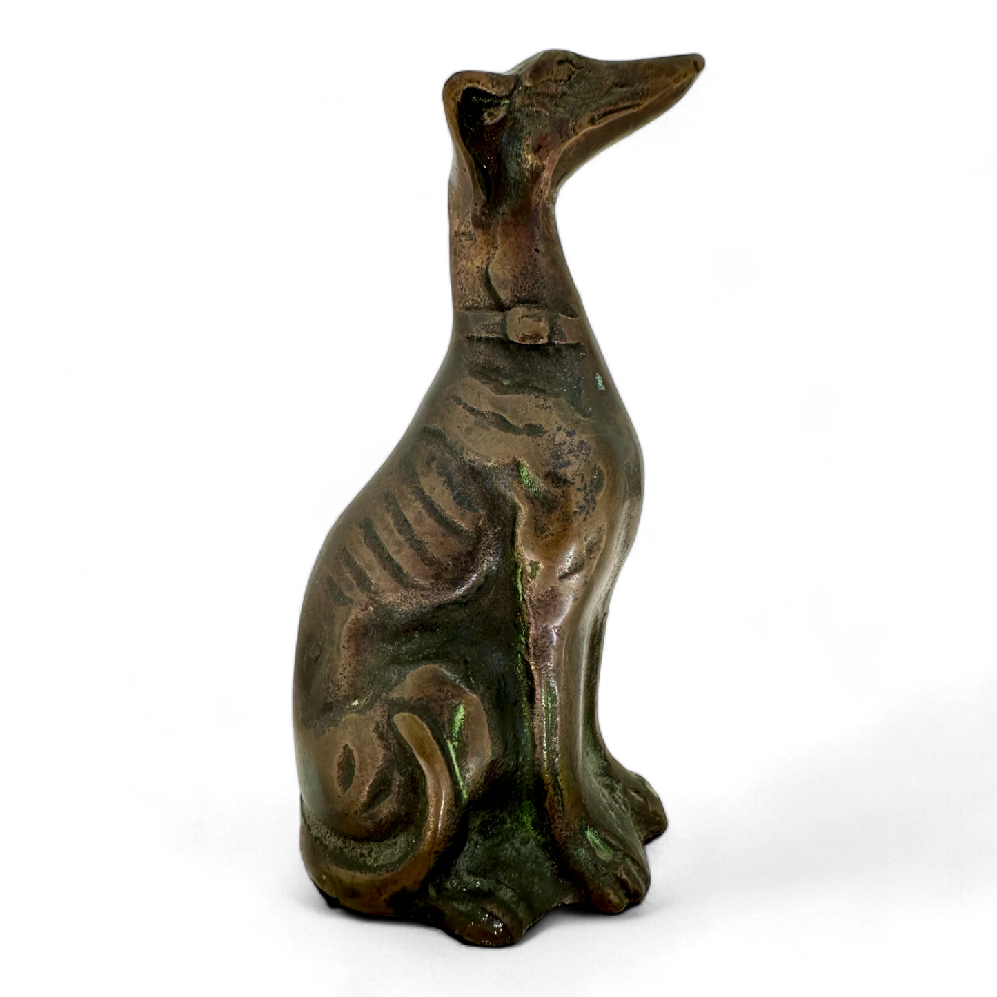 Pair of Bronze Greyhounds or Whippets