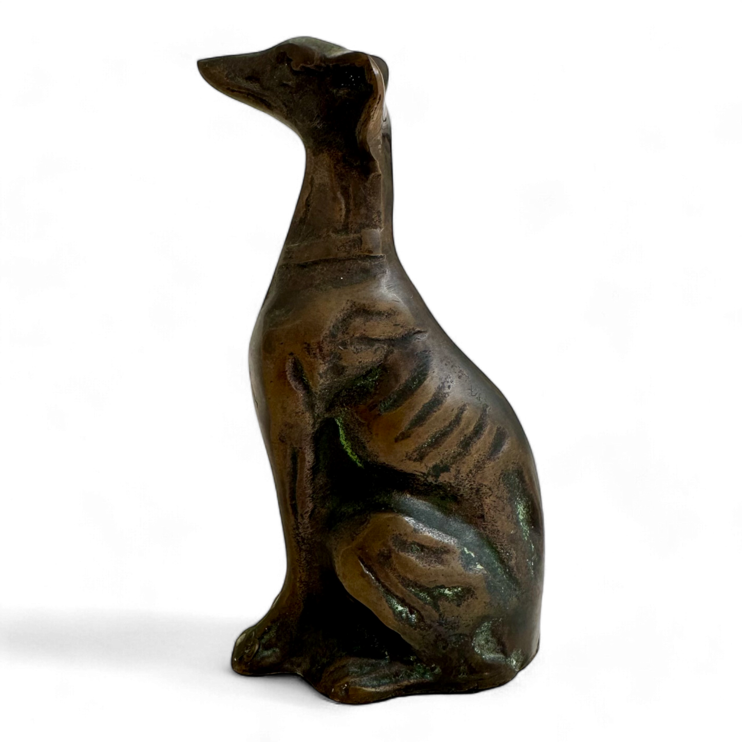 Pair of Bronze Greyhounds or Whippets