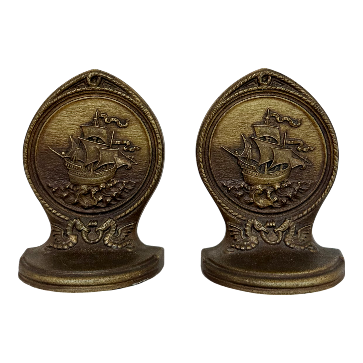 Bradley & Hubbard Nautical Pair of Bookends