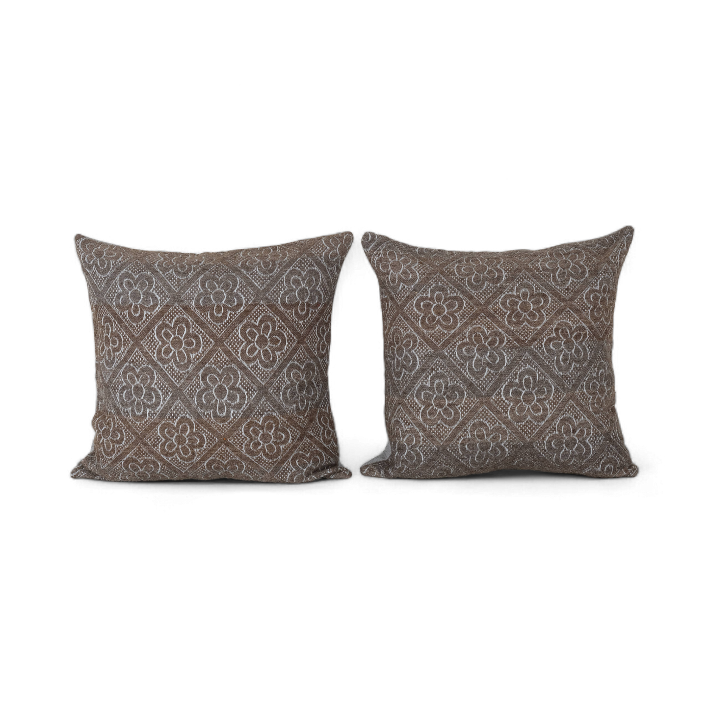 Vintage Turkish Rug Pillows | Papatya (Pair)