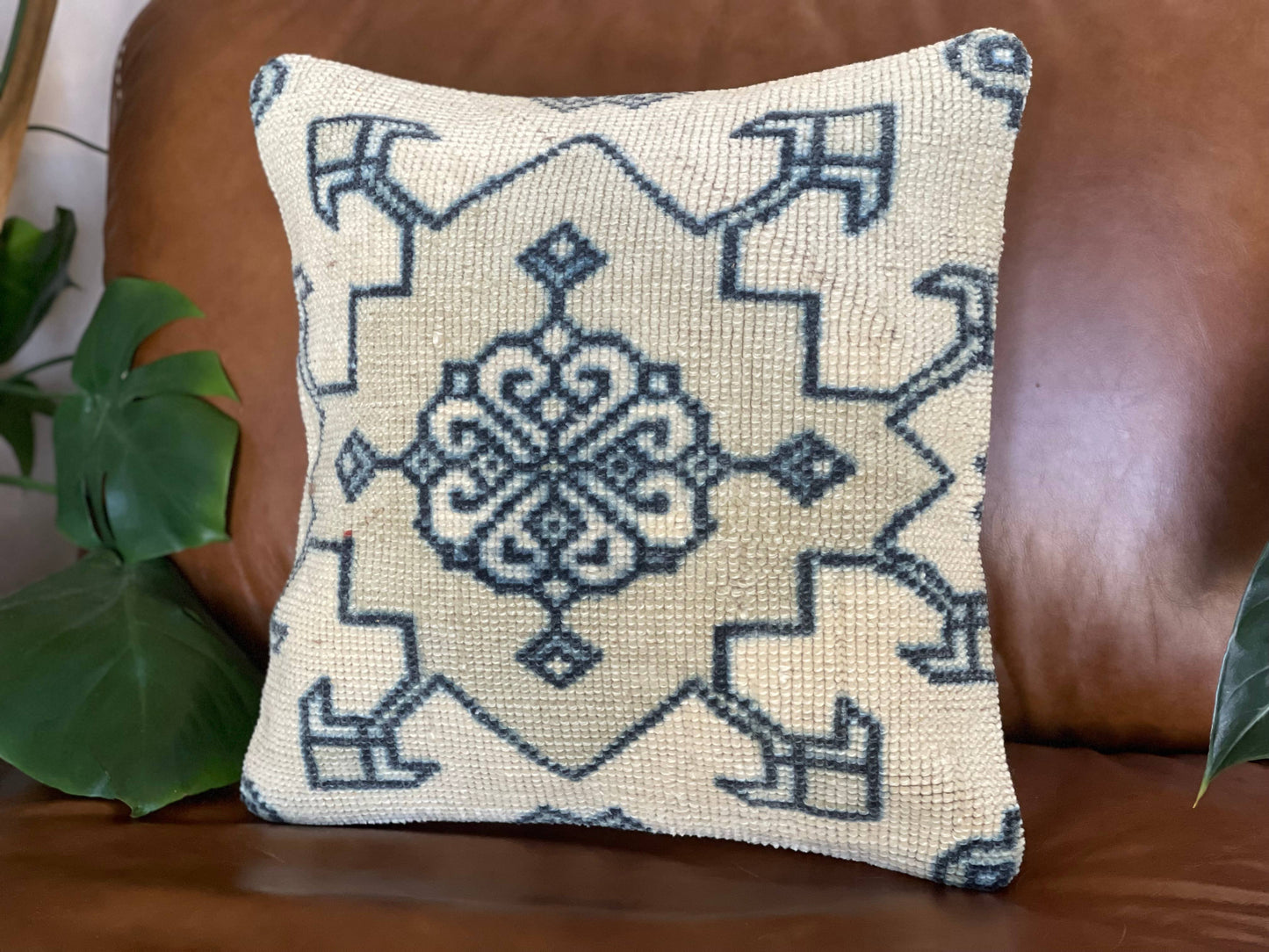 Vintage Turkish Rug Pillow | Ajda Collection