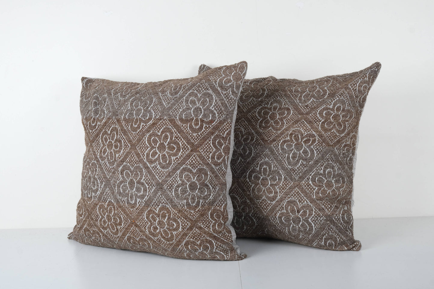 Vintage Turkish Rug Pillows | Papatya (Pair)