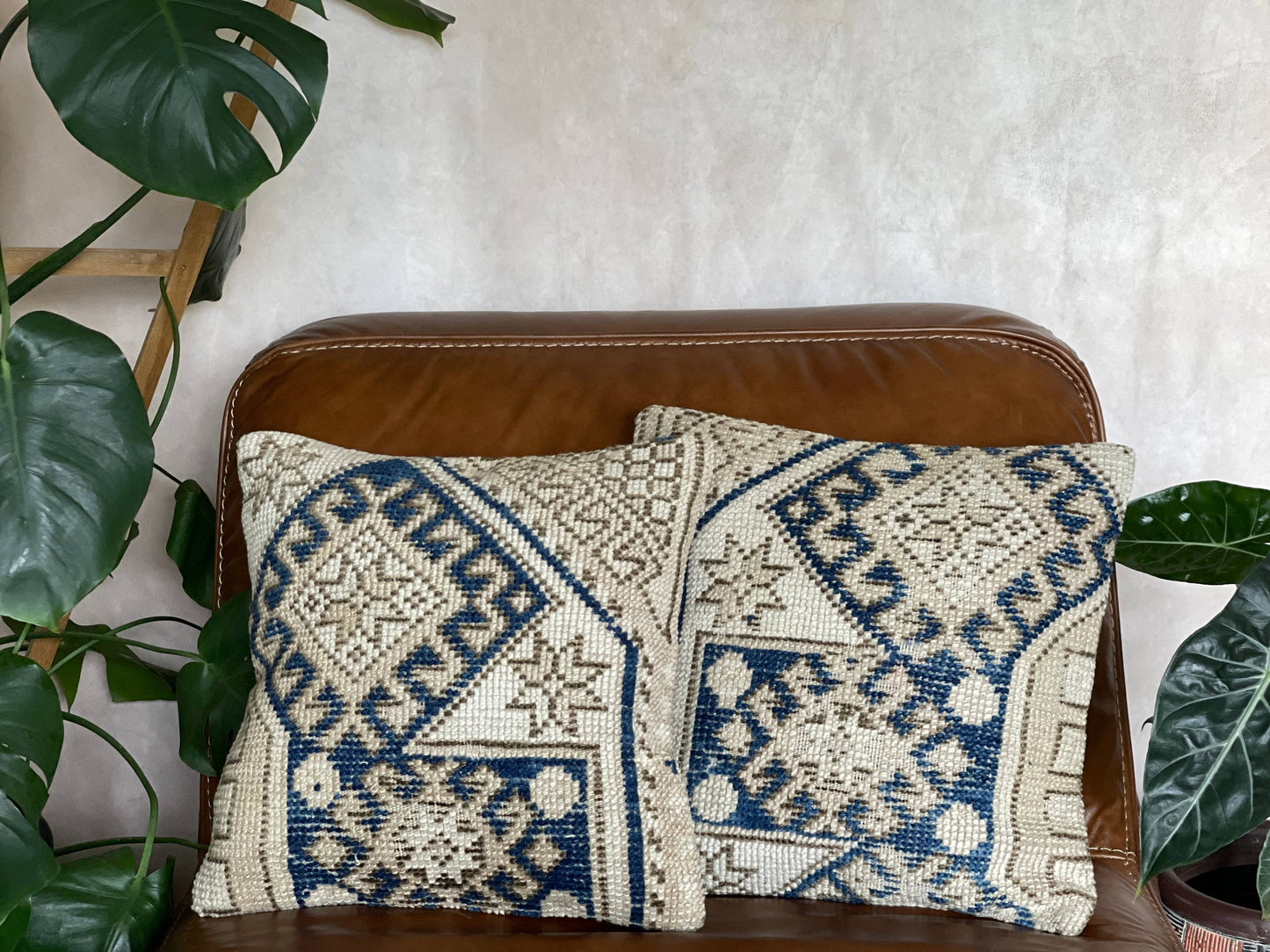 Vintage Turkish Rug Pillow | Alphie Collection (Pair)